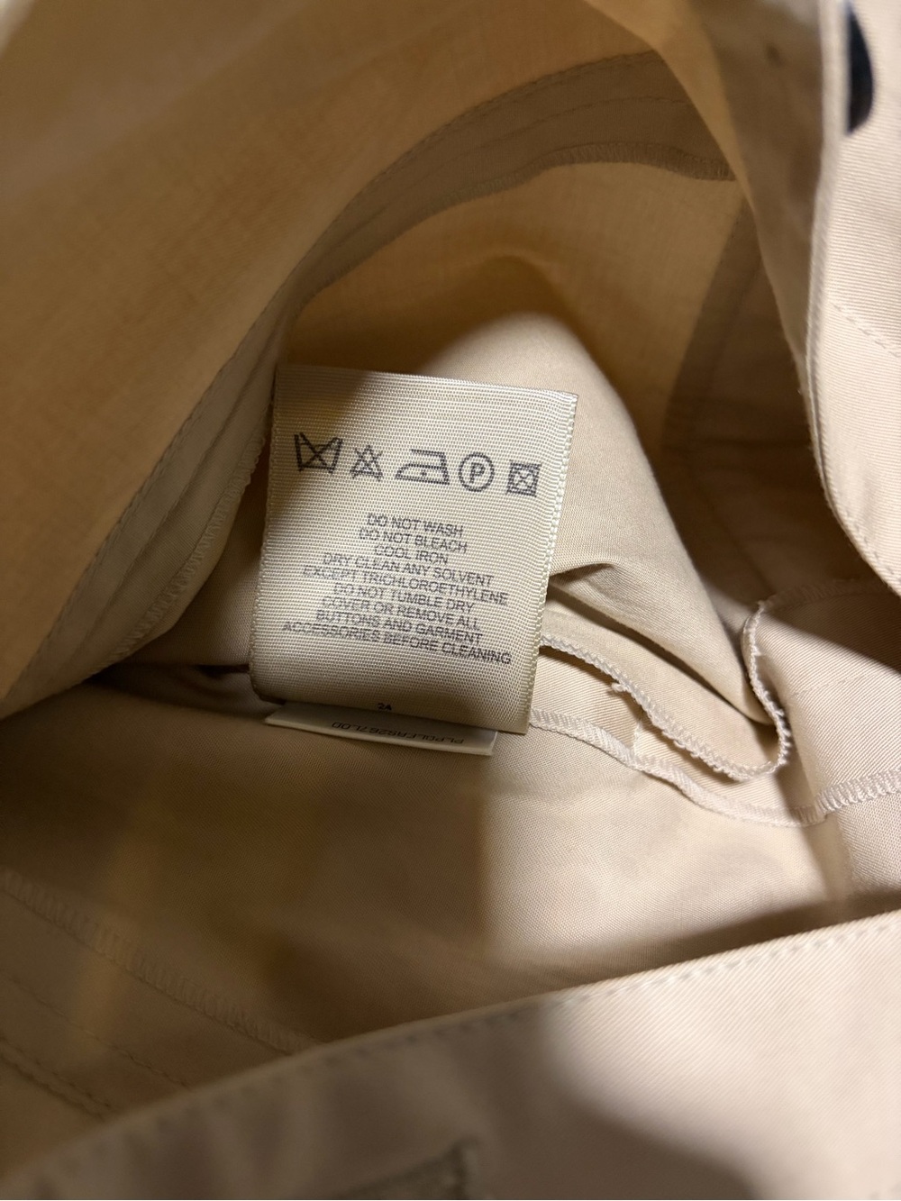 Burberry London Trench Dress Women's Beige with Black Buttons Size8 - Picture 8 of 9